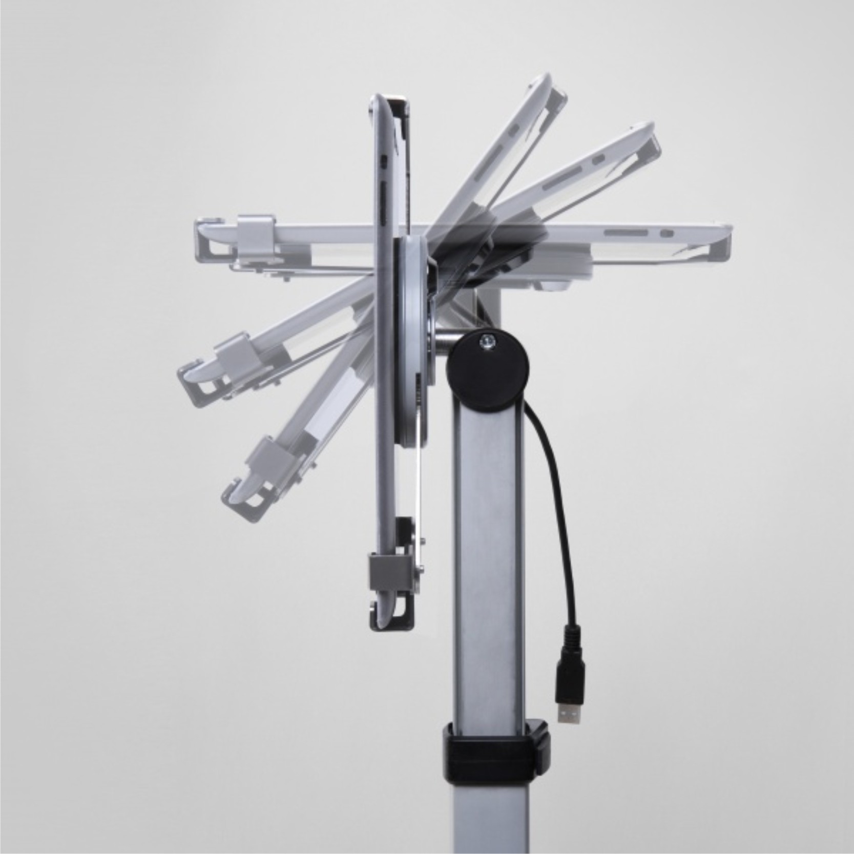 Freestanding Lockable iPad Holder Signs 4 Schools